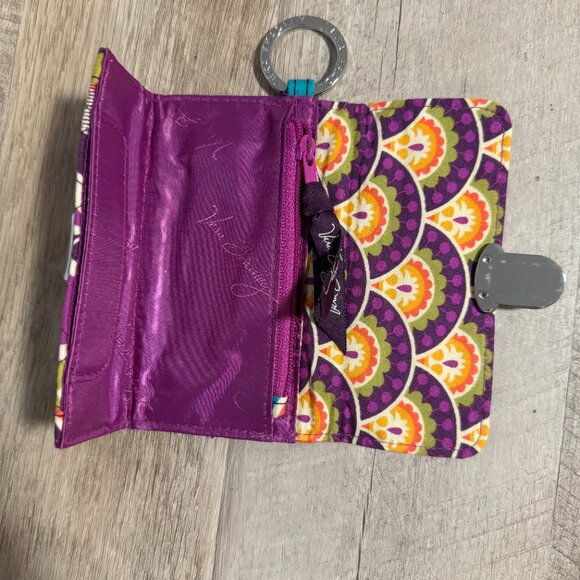 Vera Bradley Multi-Color Floral Folded Women's Wallet One Size - Picture 2 of 5